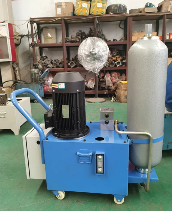 plastic extrusion screen changer hydraulic station