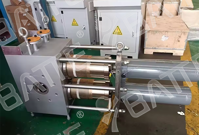 screen changer for plastic extrusion line