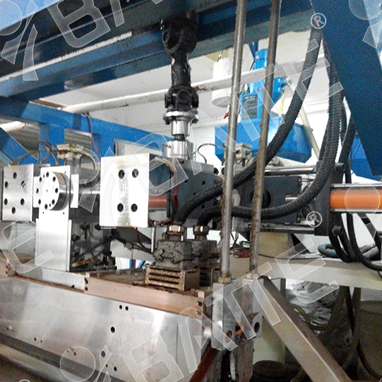 PP sheet extrusion screen changer