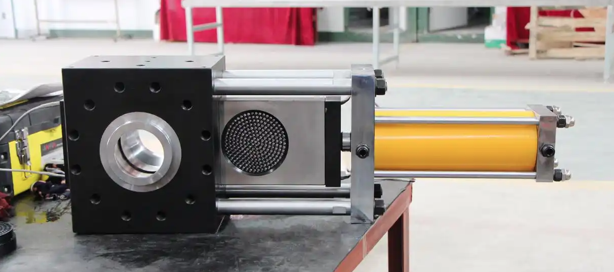 screen changer for extruder