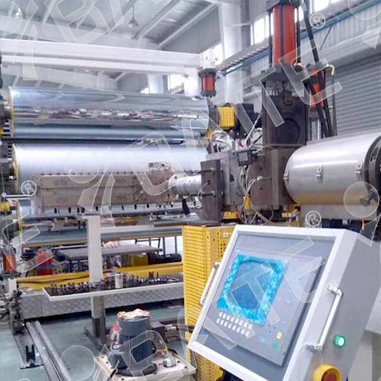 double pillar screen changer for plastic film extruder