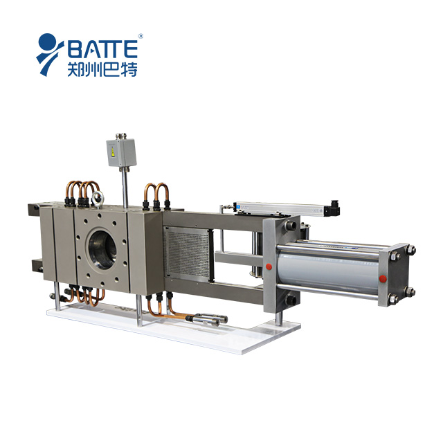 automatic screen changer in extruder