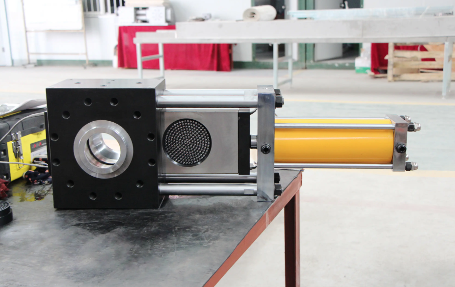 hydraulic extrusion screen changer