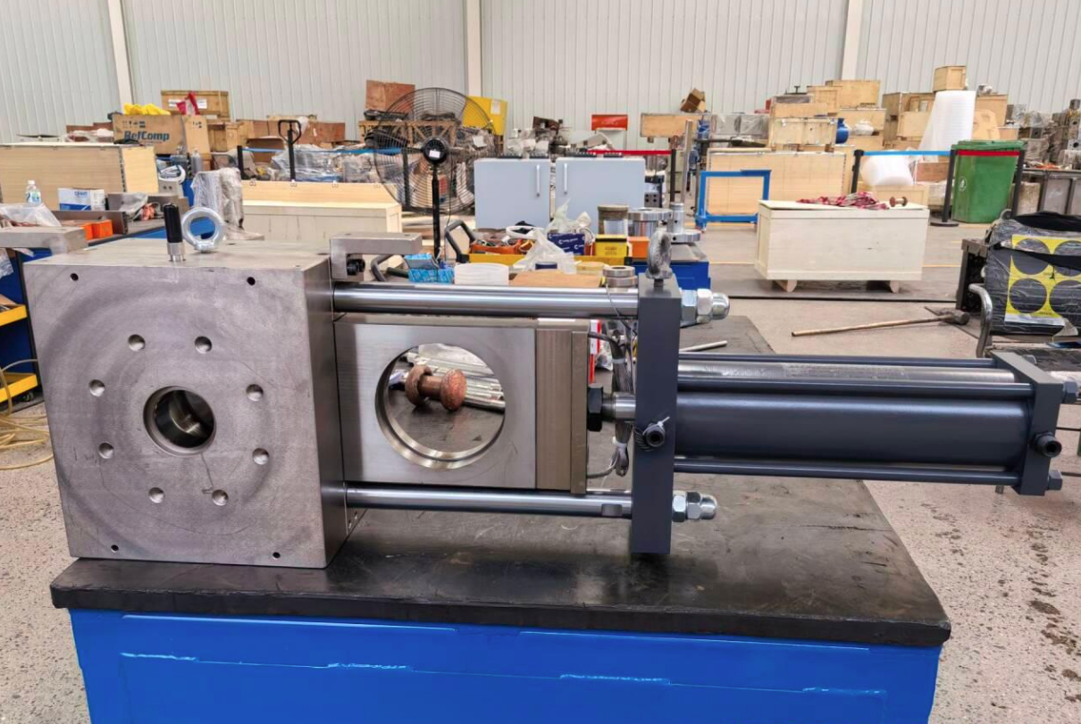 hydraulic extrusion screen changer