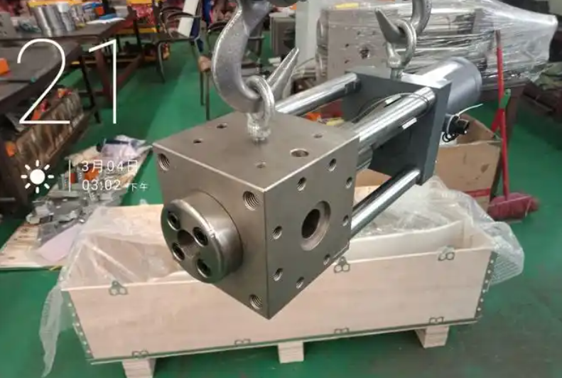 hydraulic screen changer