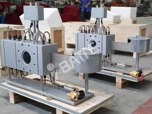 screen changer in extruder