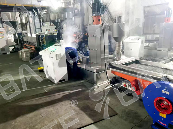 screen changer in plastic pelletizing line