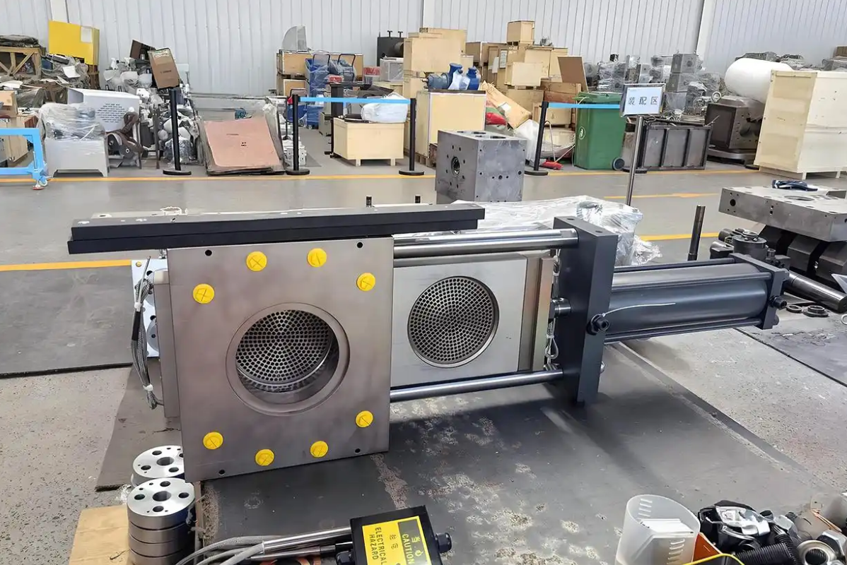 plate type screen changer