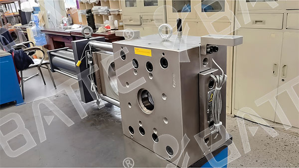 screen changer in plastic pelletizing line