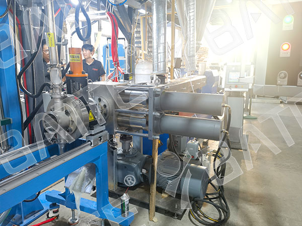 plastic granulation screen changer