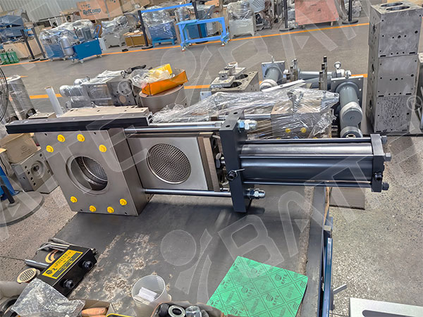 hydraulic screen changer