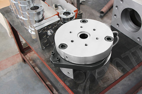 plastic extrusion manual screen changer
